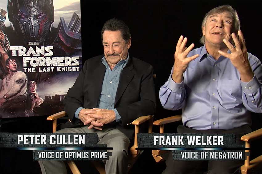 Transformers Peter Cullen Frank Welker Interview