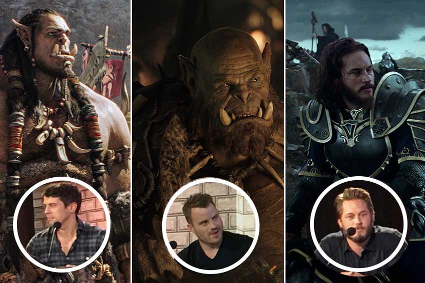 Warcraft interview Rob Krazinsky, Toby Kebbell, Travis Fimmel