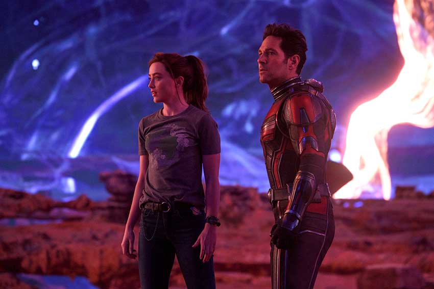 Kathyn Newton and Paull Rudd in Ant-man and the Wasp: Quantumania movie review 