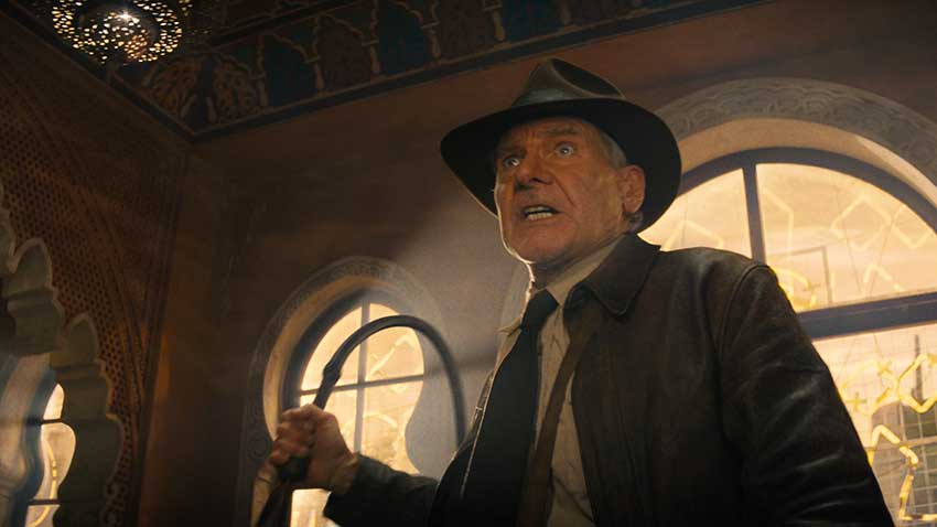 Harrison Ford as Indiana Jones and the Dial of Destiny movie still