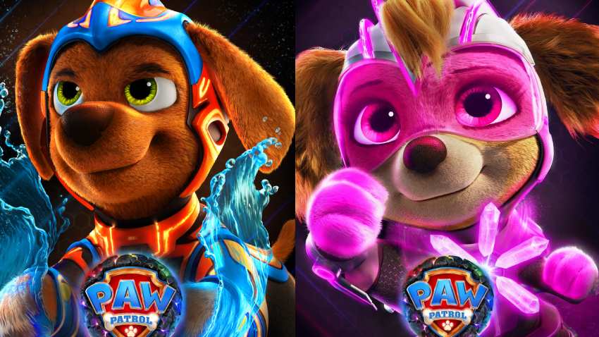 Paw Patrol: A Mighty movie character posters
