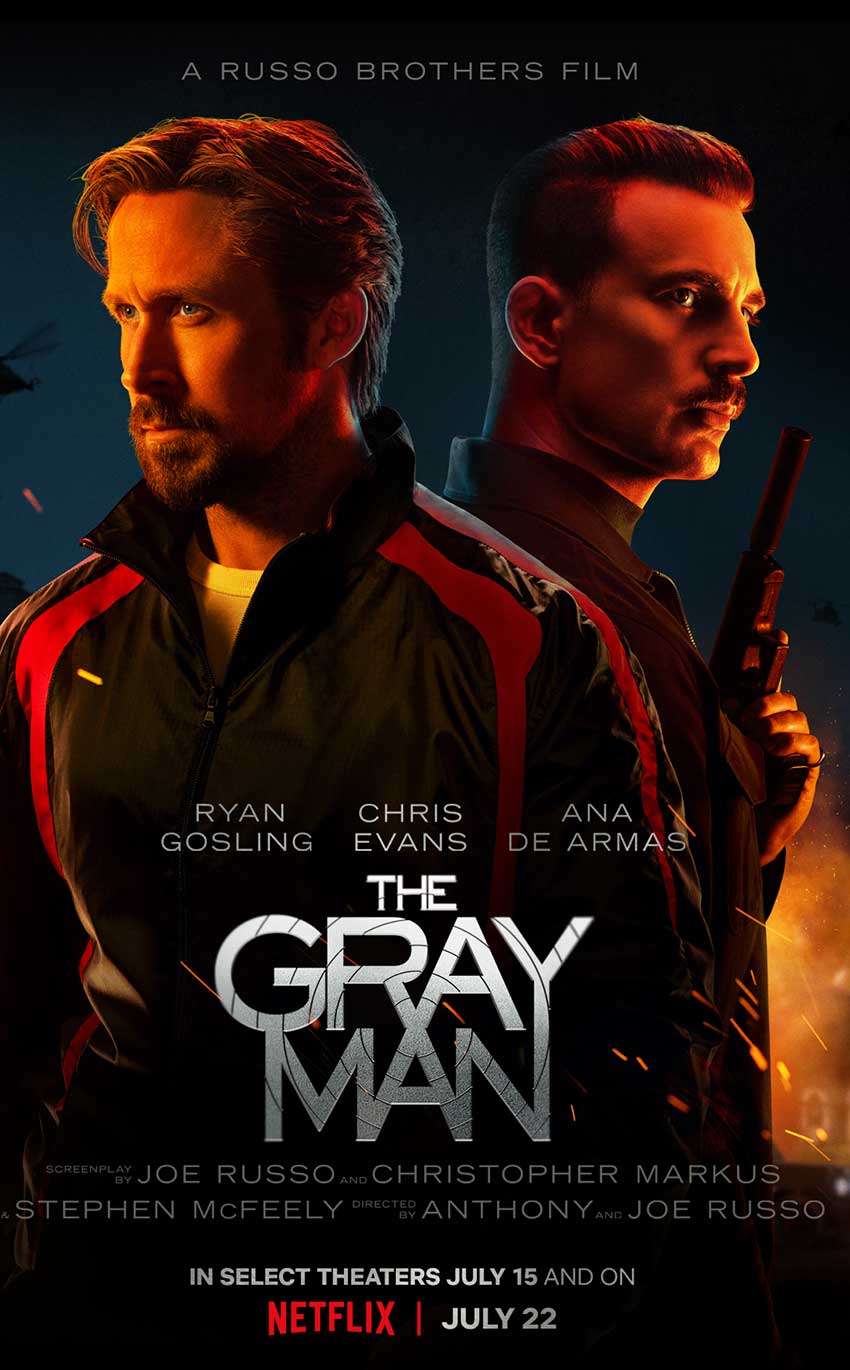 the gray man chris evans ryan gosling poster