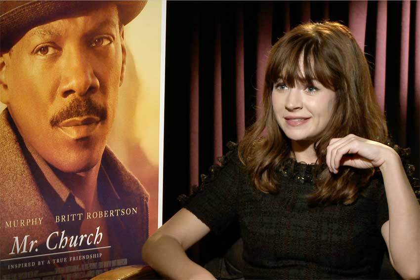 Britt Robertson Talks 'Mr. Church' Movie and Working with Low-Key Eddie Murphy