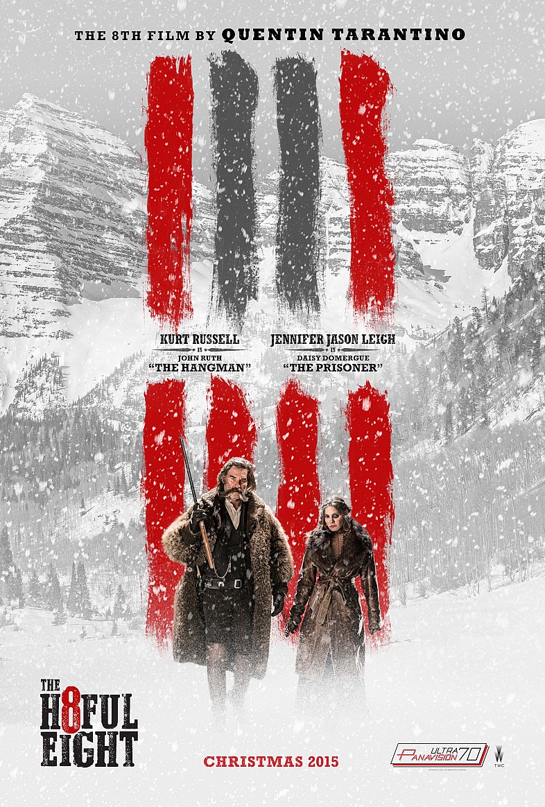 hateful eight poster kurt russell jennifer jason leigh