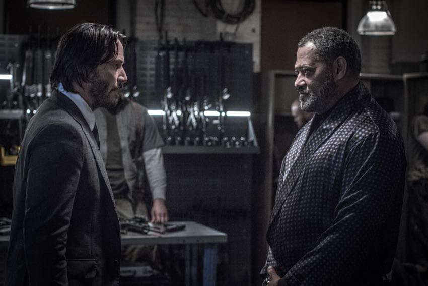 John Wick Chapter 2 Keanu Reeves Laurence Fishburne