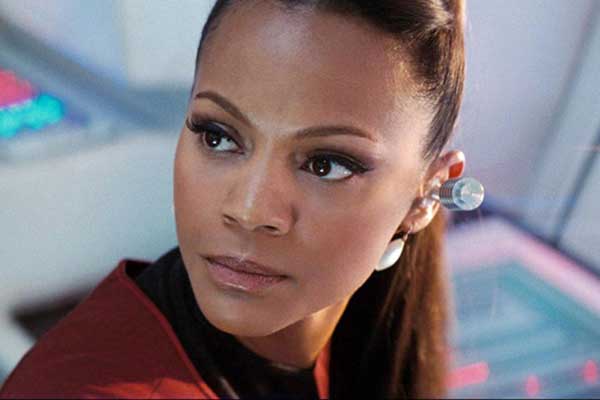 zoe saldana star trek 2009 movie