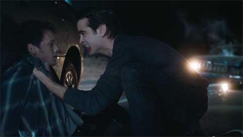 Colin Farrell and Anton Yelchin in Fright Night