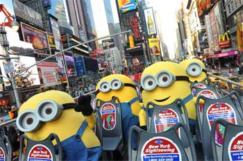 Minions Invade New York For Thanksgiving