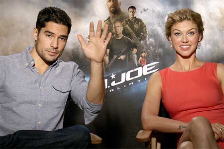 G.I. JOE: RETALIATION’s DJ Cotrona and Adrianne Palicki Allergic to Superhero Tights