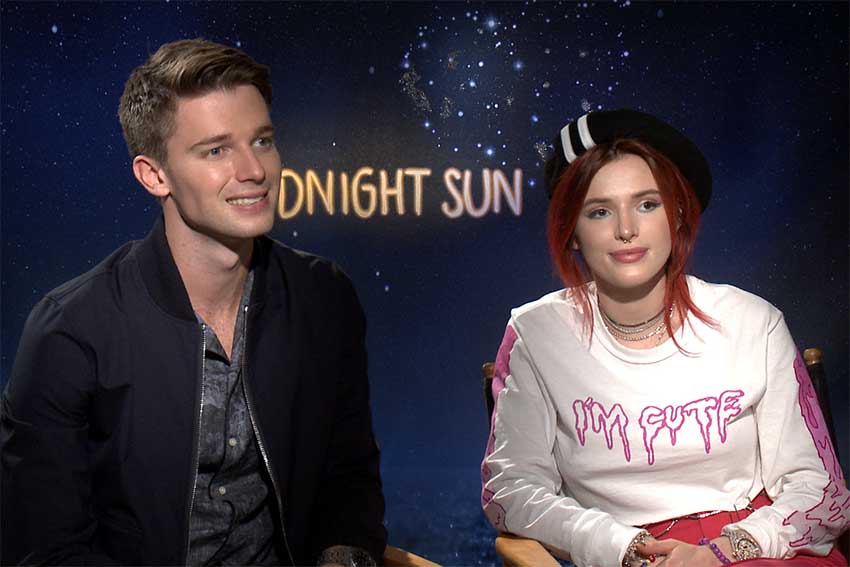 Midnight Sun interview Patrick Schwarzenegger Bella Thorne