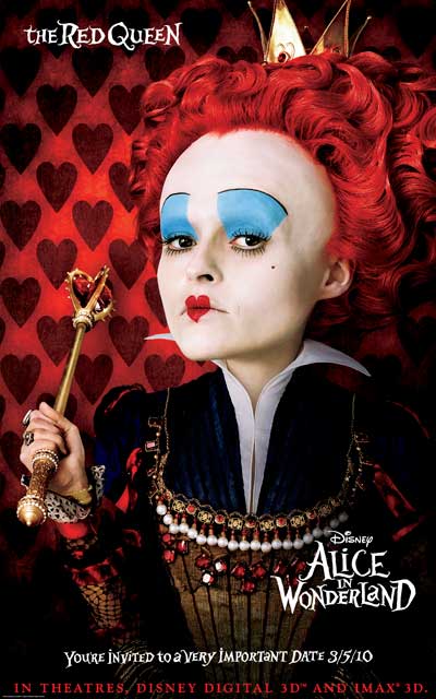 Helena Bonham Cartner as the Red Queen Movie Poster RedQueen_Banner