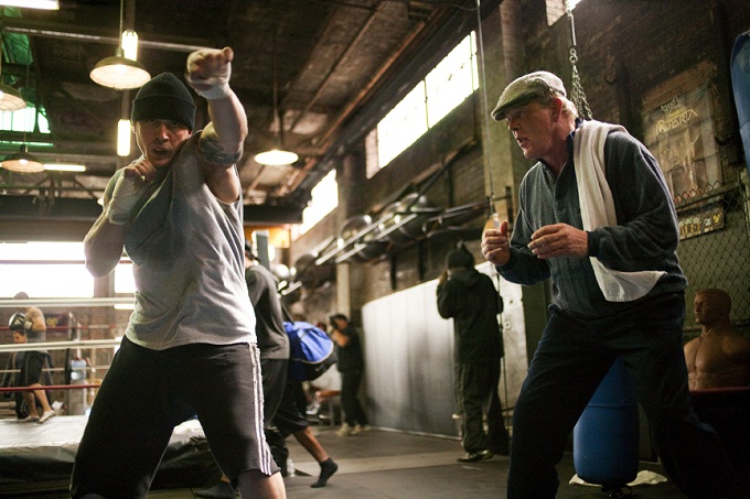 Nick Nolte and Tom Hardy in WARRIOR