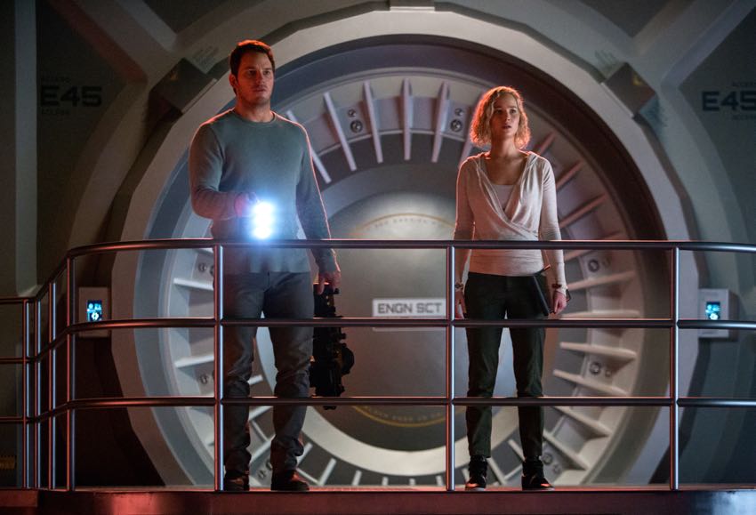 Passengers Chris Pratt Jennifer Lawrence 1