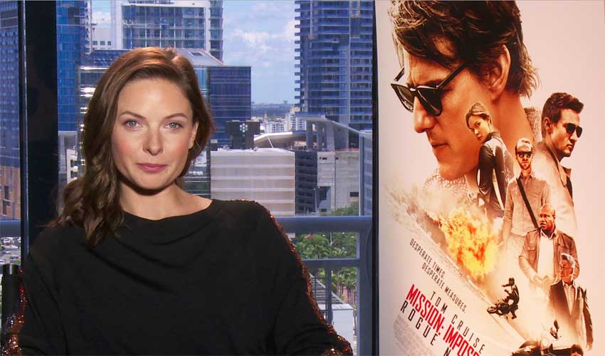 Mission Impossible Rogue Nation Star Rebecca Ferguson Talks Tom Cruise &amp; Cutting Out M&amp;Ms From Diet