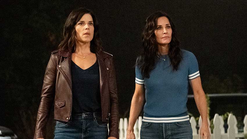 Scream movie 2022 Neve Campbell Courtney Cox
