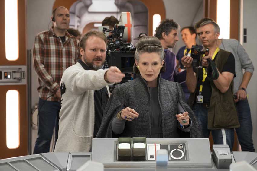 Star Wars The Last Jedi on set