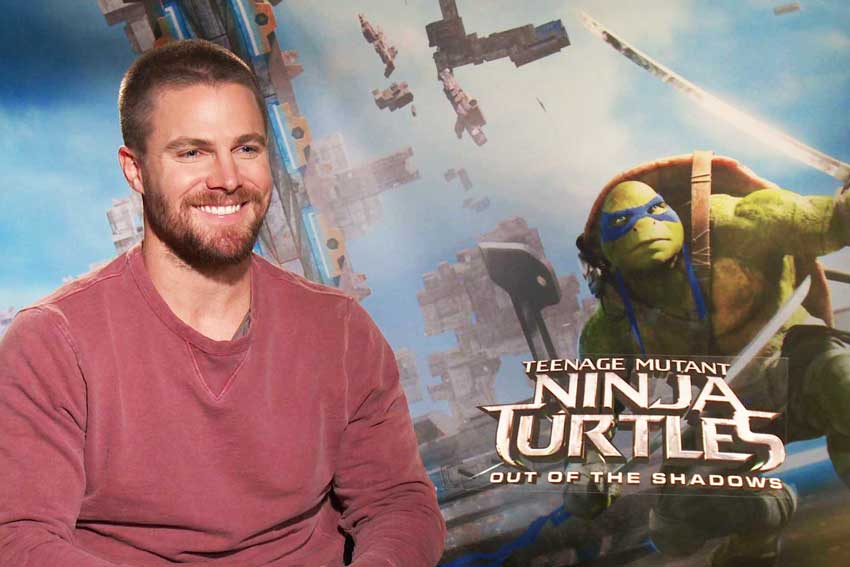 Stephen Amell TMNT2 interview