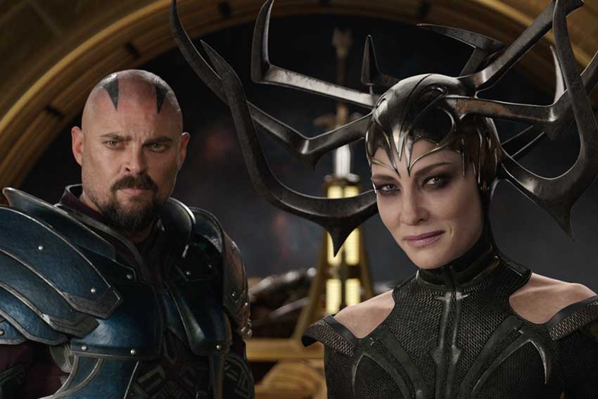 Thor Ragnarok Cate Blanchett Karl Urban