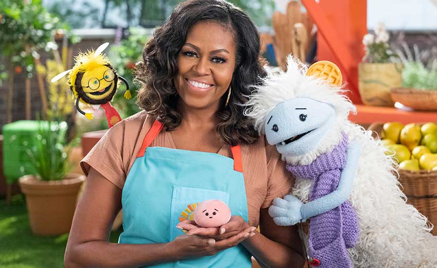 Michelle Obama Featured in Kid Show for Netflix, 'Waffles and Mochi'