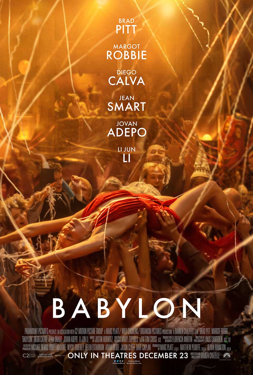 New 'Babylon' Trailer and Poster: Debauchery in Hollywood in Star-Studded Preview