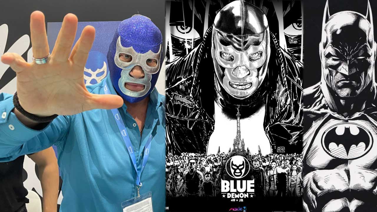 Mexican Luchador Blue Demon Jr Reveals Comic Book and Movie Persona Will Be An Anti-Hero, Like Batman