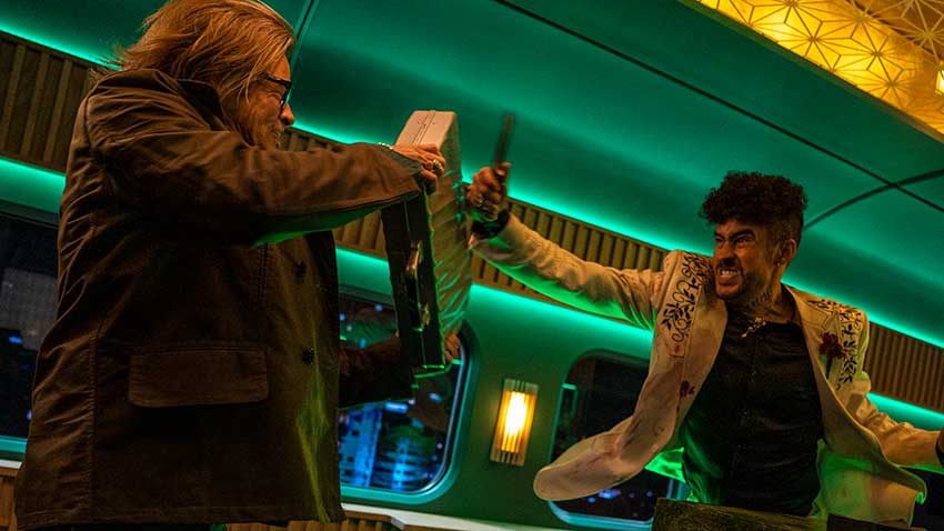 Brad Pitt in Bullet Train movie