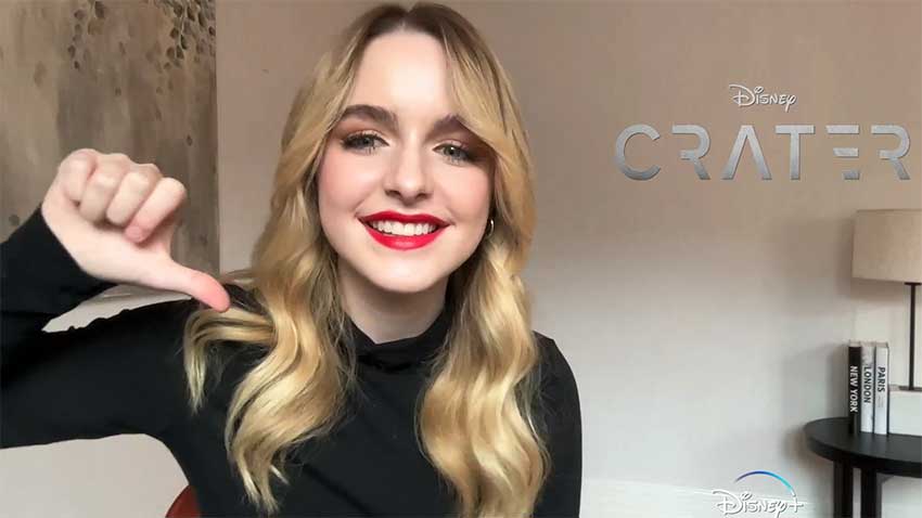 Mckenna Grace interview for Disney +'s Crater Movie