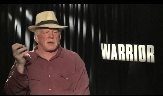 Nick Nolte Interview for Warrior