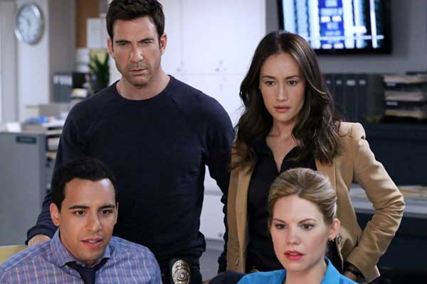 Dylan McDermott, Maggie Q, Victor Rasuk, Mariana Klaveno on CBS Stalker