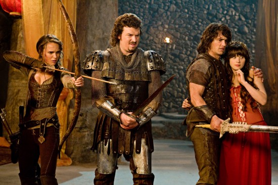 Natalie Portman, Danny McBride, James Franco, Zooey Deschanel in Your Highness
