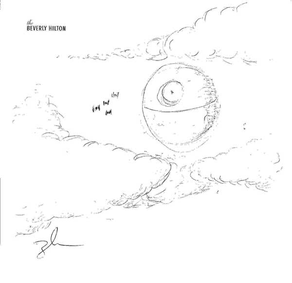 Zack Snyder 'sStar Wars doodle