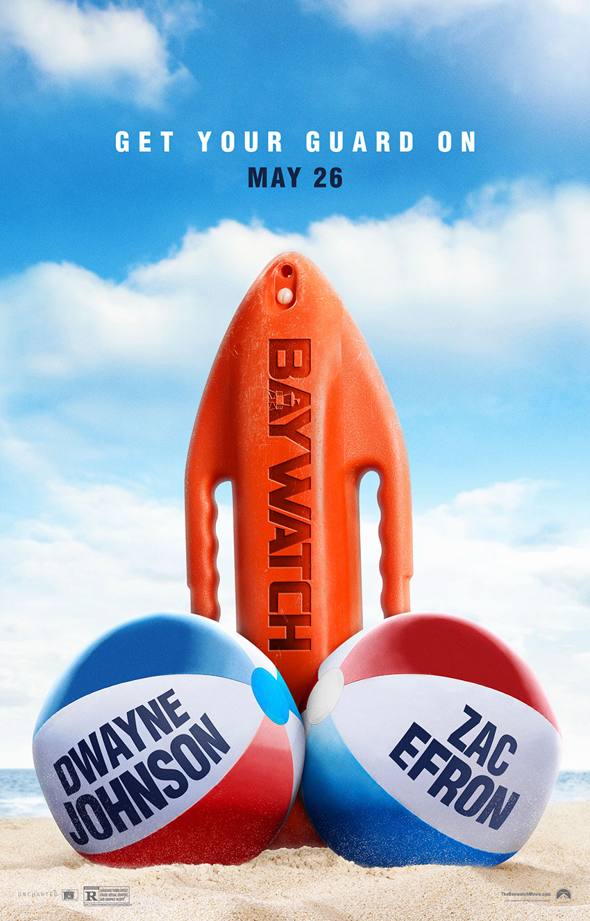 Baywatch new movie poster balls
