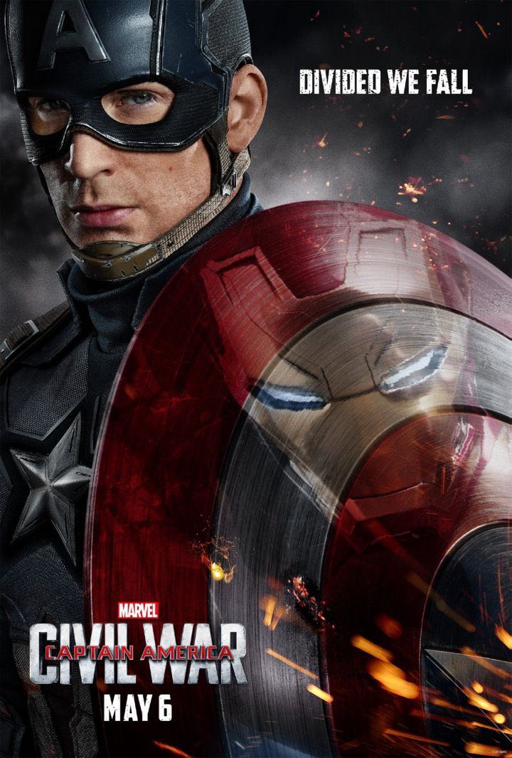 Captain America Civil War character movie poster CapAmerica