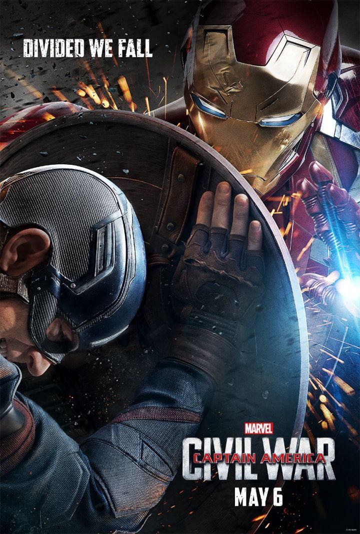 Captain America Civil War character movie poster Iron Man