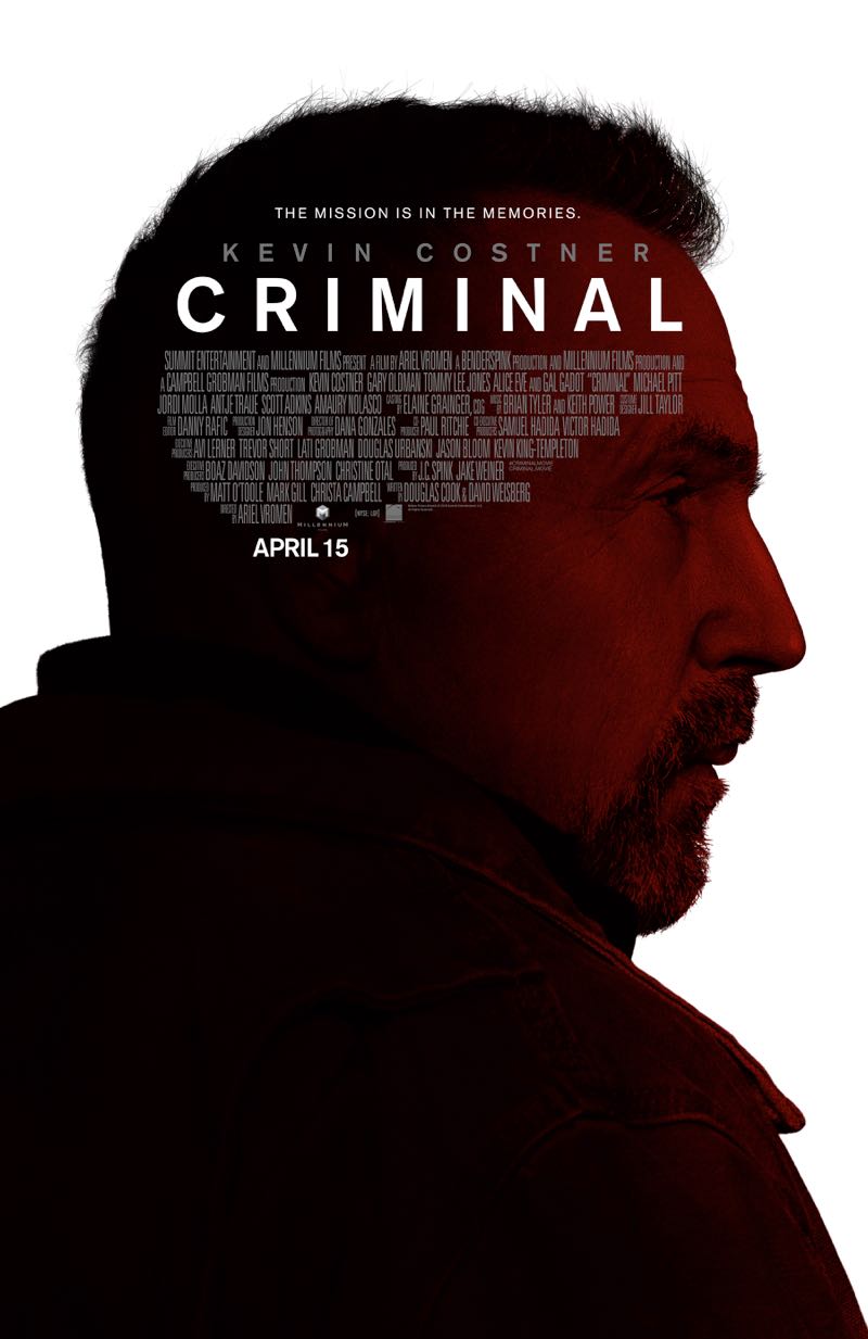 Criminal movie posters KevinCostner