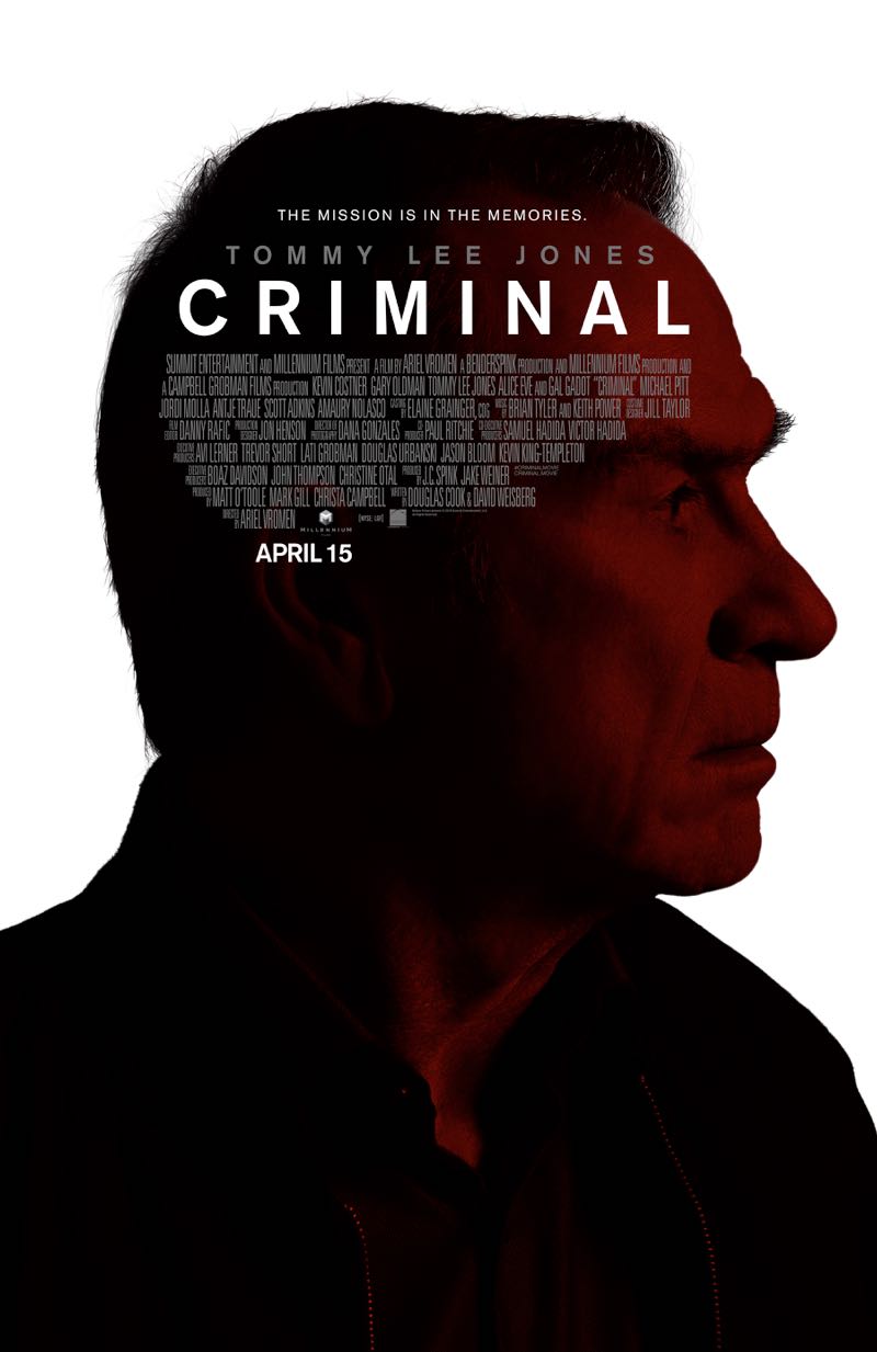 Criminal movie posters TommyLeeJones