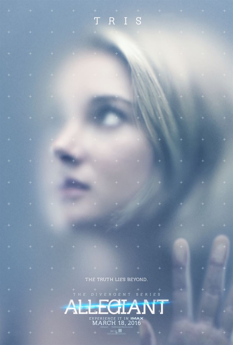 Divergent Allegiant movie posters Shailene Woodley as Beatrice
