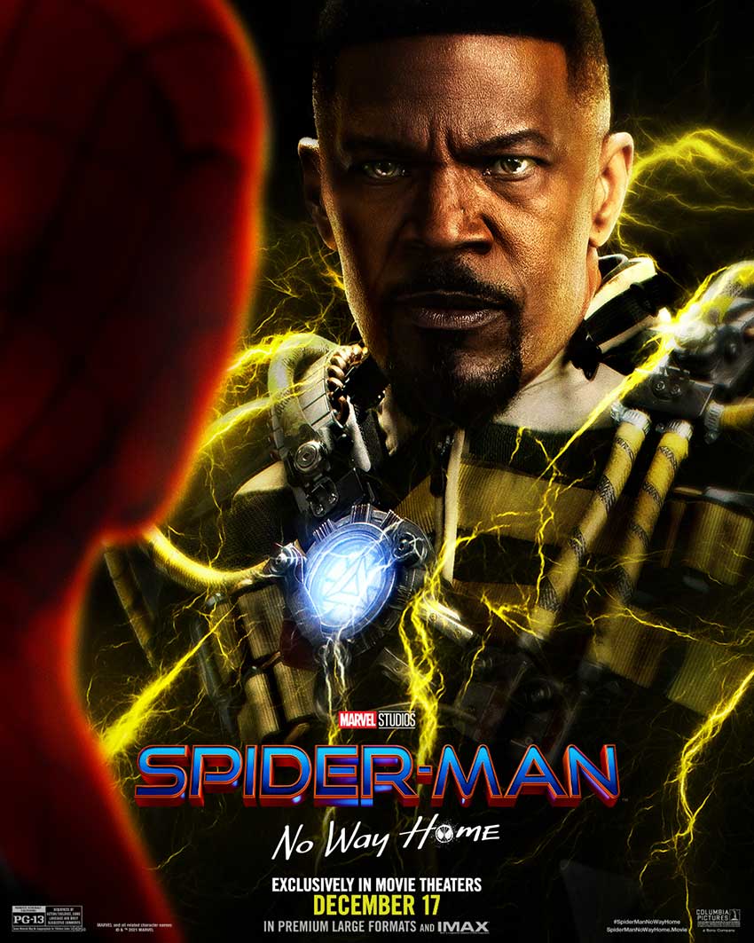 Electro Spiderman Far From Home poster