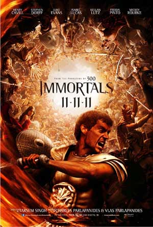 Win IMMORTALS Movie Tickets