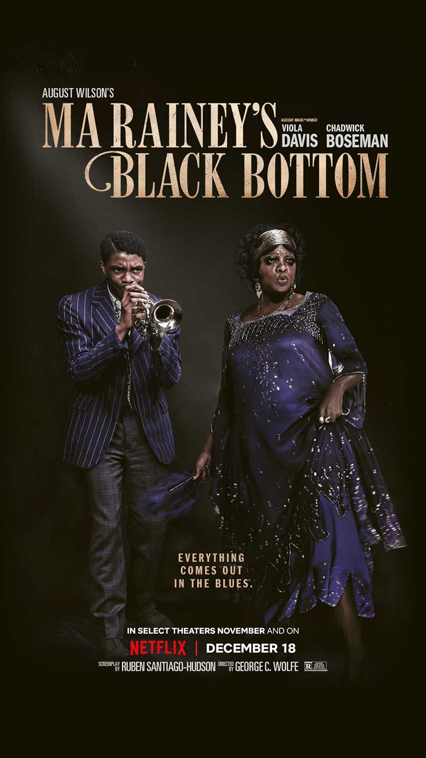 Ma Raineys Black Bottom Chadwick Boseman Viola Davis poster