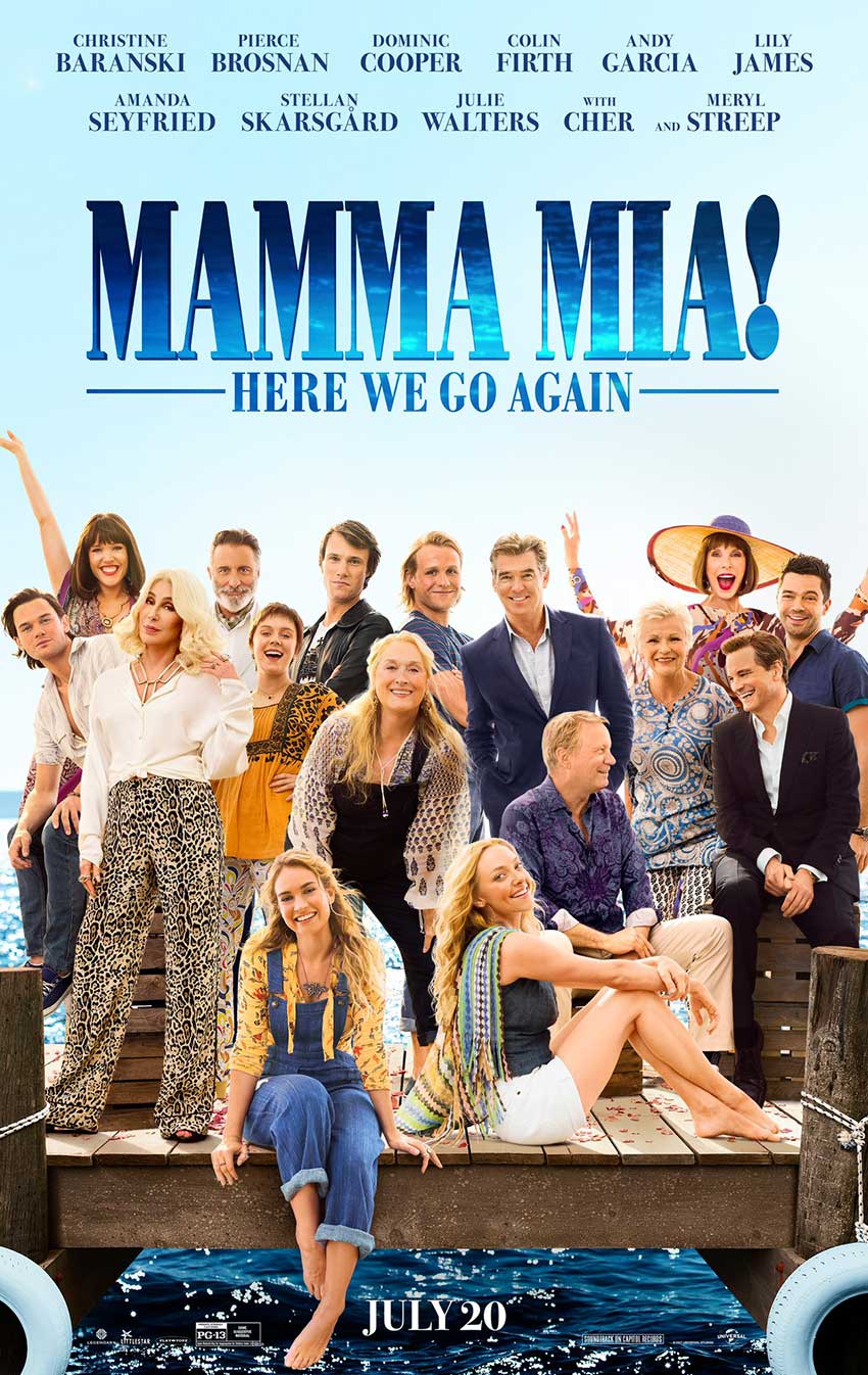 Mamma Mia Here We Go Again poster