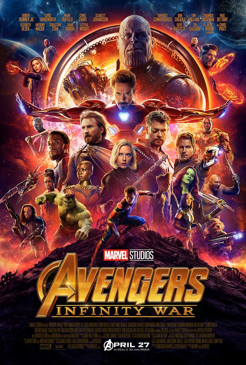 Marvel Avengers Infinity War Final movie poster