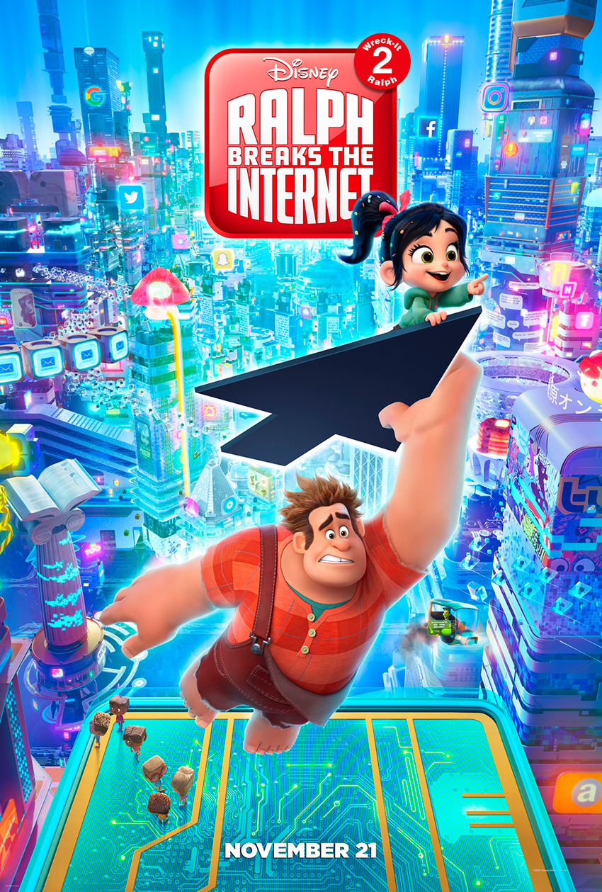 Ralph Breaks the Internet Wreck It Ralph 2 new movie poster