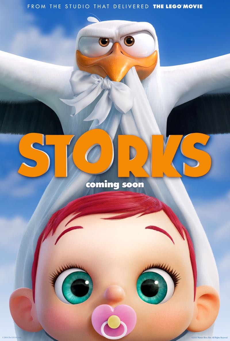 Stork animated movie poster