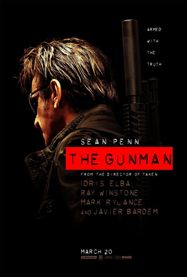 The Gunman Sean Penn movie poster1