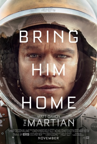 The Martian movie poster Matt Damon