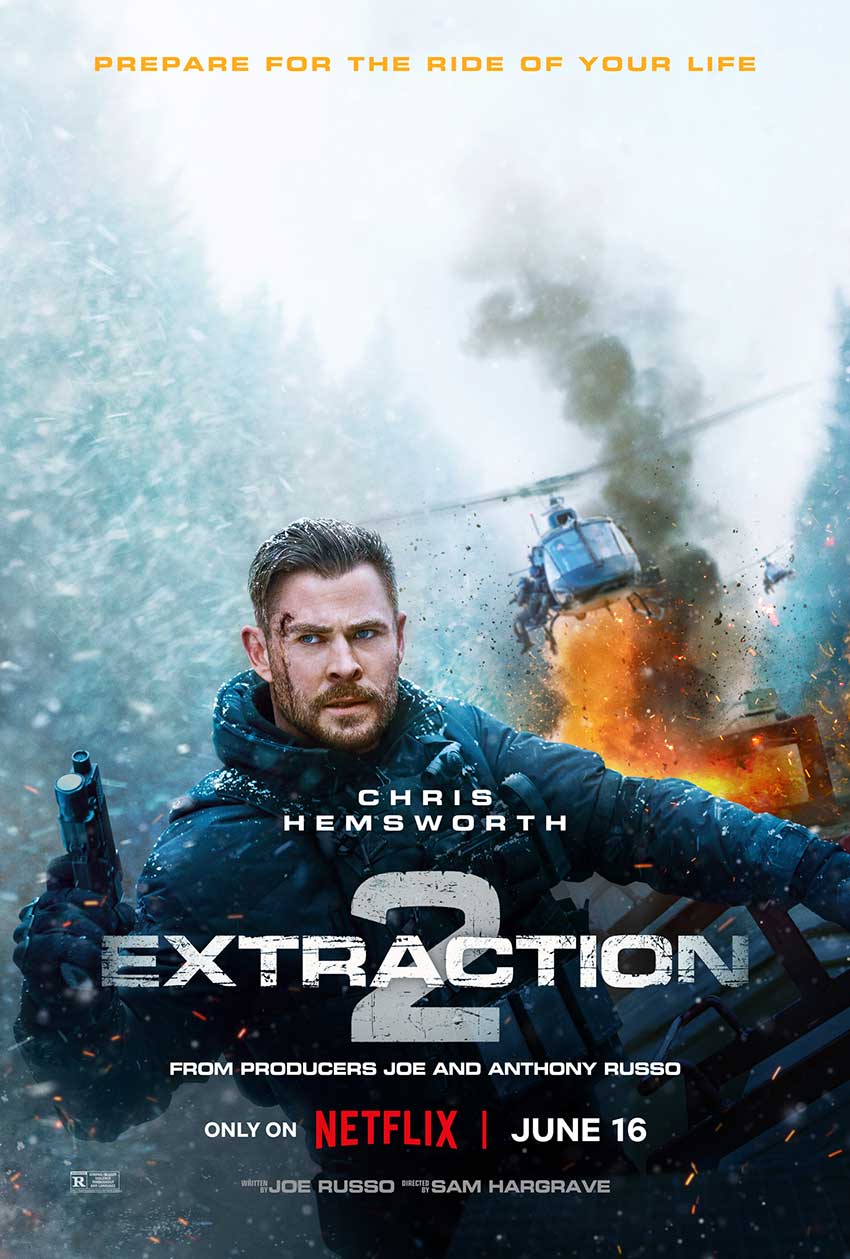 Chris Hemsworth in Extraction 2 poster  