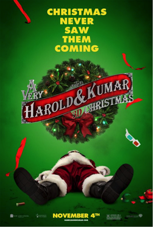Win A VERY HAROLD &amp; KUMAR 3D CHRISTMAS Movie Tickets