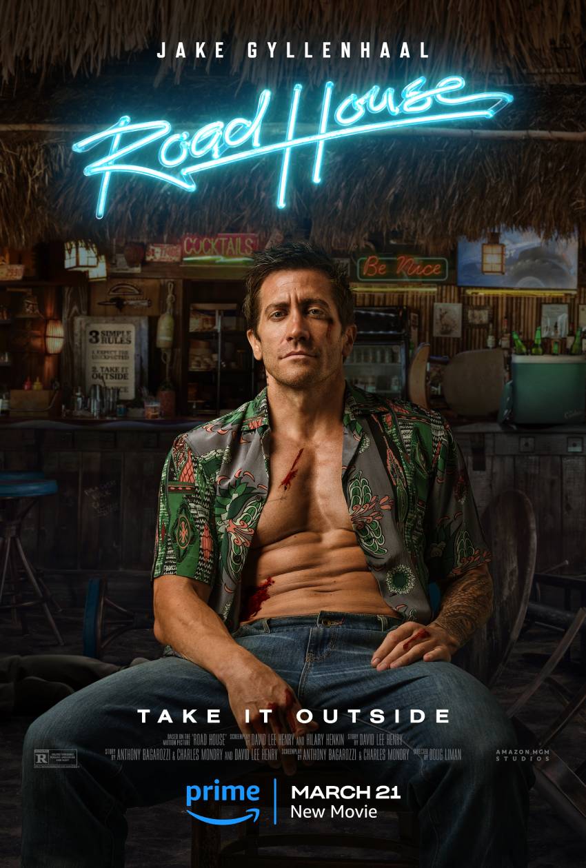 Road House movie poster 2024 starring Jake Gyllenhaal 