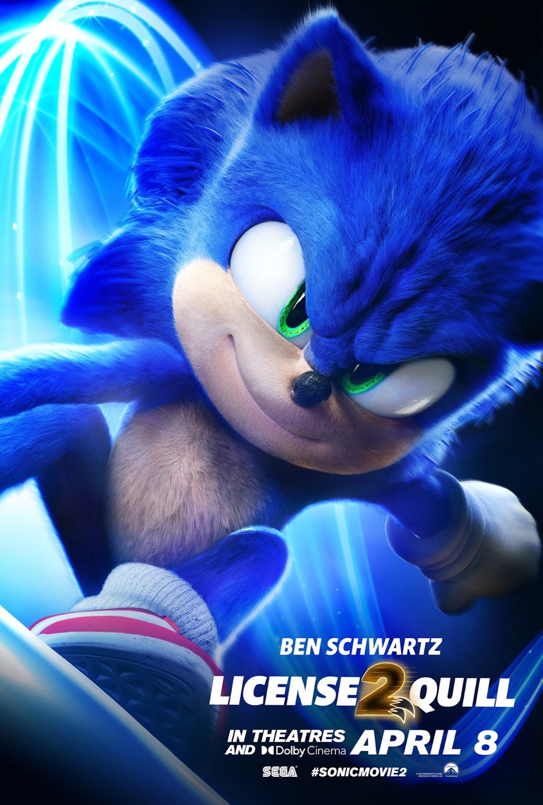 sonic hedgehog movie 2 quill character
